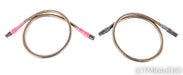 Cardas Hexlink Golden 5-C XLR Cables; 1m Pair Balanced Interconnects