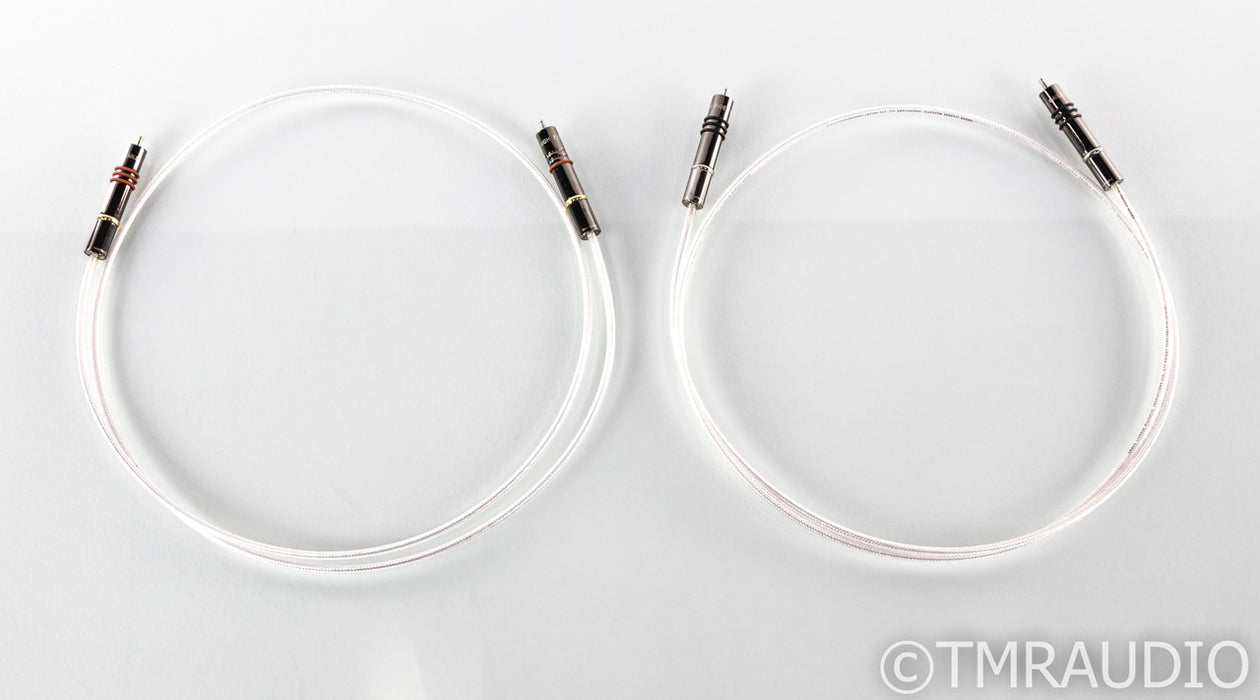High Fidelity Cables CT-1 RCA Cables; 1.5m Pair Interconnects