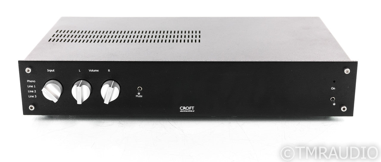 Croft Acoustics Phono Integrated Stereo Tube Integrated Amplifier; MM Phono
