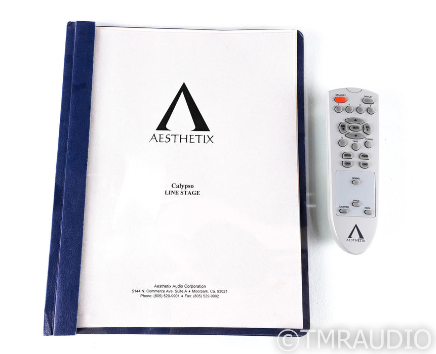 Aesthetix Calypso Signature Stereo Tube Preamplifier; Remote