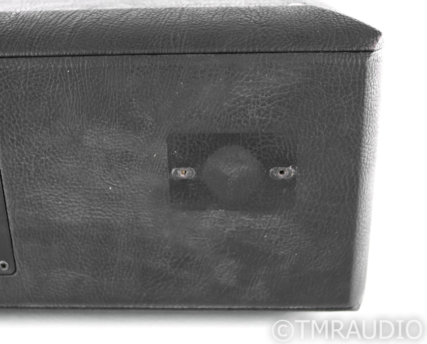 Sonus Faber Solo Center Channel Speaker; Black Leather