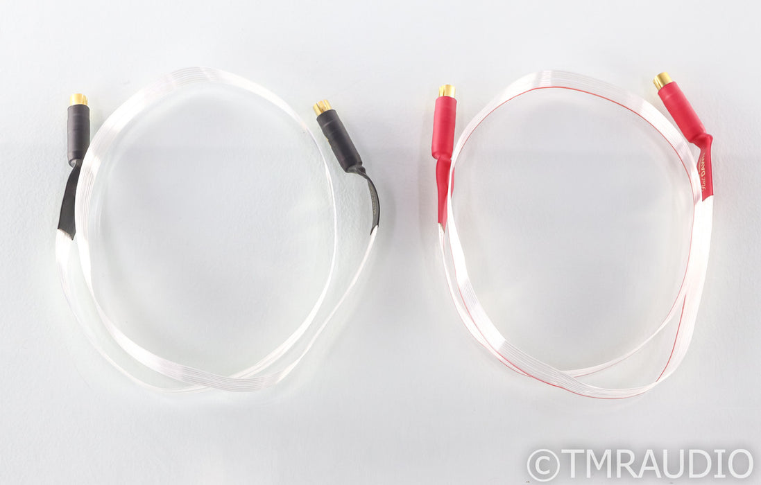 Nordost Red Dawn RCA Cables; Flatline; 1m Pair Interconnects