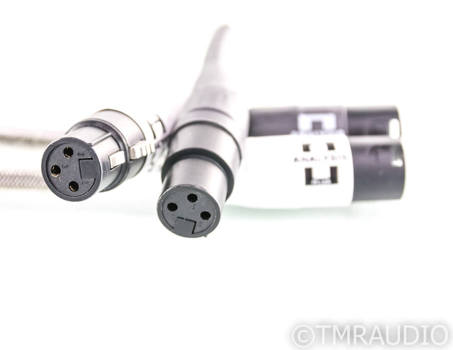 Analysis Plus Silver Oval XLR Cables; 4.8m Pair Balanced Interconnects
