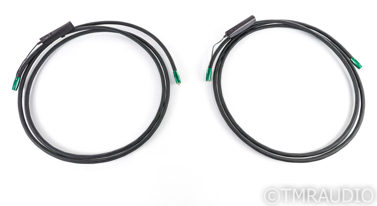 Audioquest Earth RCA Cables; 3m Pair Interconnects; 72v DBS
