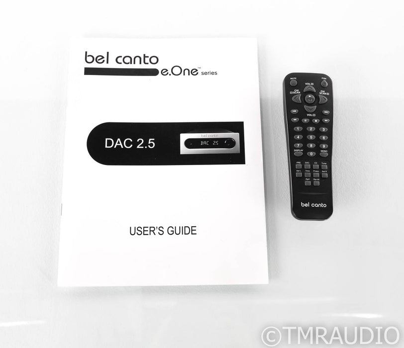 Bel Canto DAC 2.5 DAC; D/A Converter; Black; Remote
