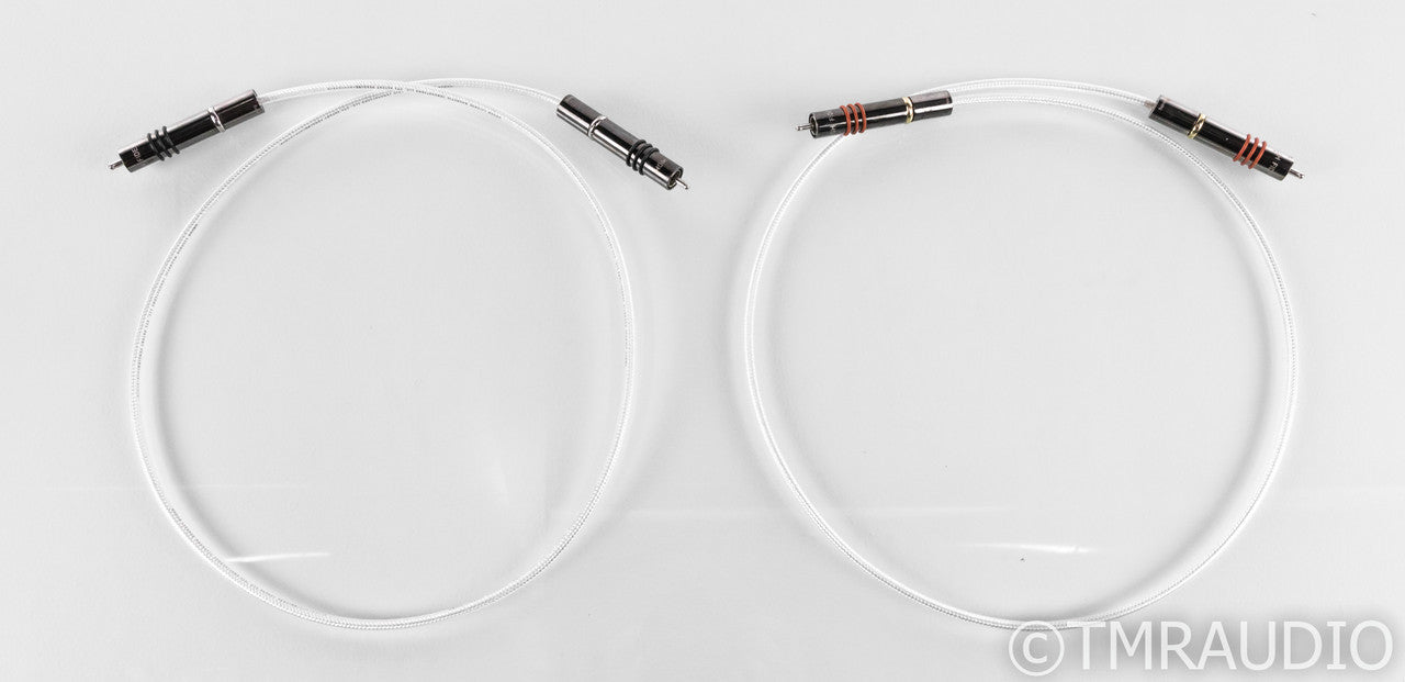 High Fidelity Cables CT-1 RCA Cables; 1m Pair Interconnects