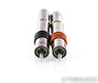 High Fidelity Cables CT-1 RCA Cables; 1m Pair Interconnects