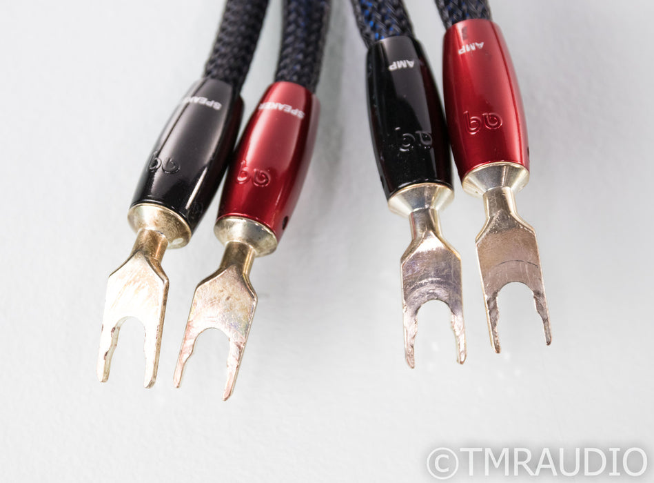 AudioQuest Wild Wood Speaker Cables; 8ft Pair; Wildwood