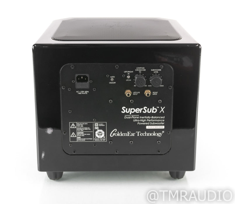 GoldenEar SuperSub X 8" Powered Subwoofer; Gloss Black