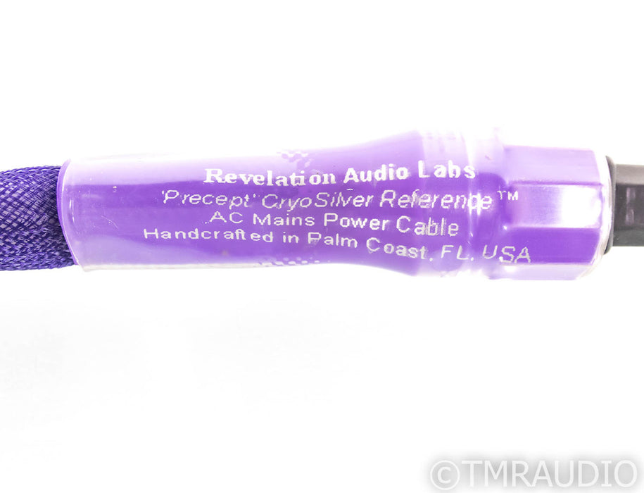 Revelation Audio Labs Precept CryoSilver Reference Power Cable; 2m AC Cord; 15A