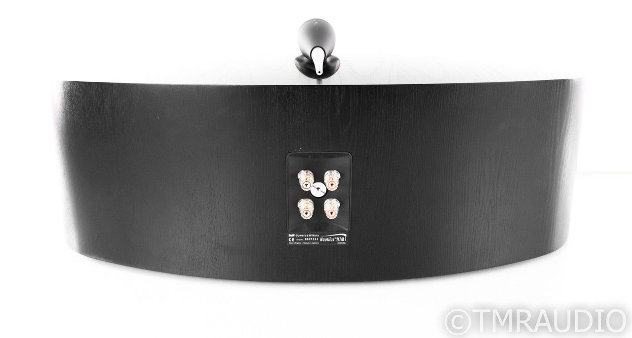 B&W Nautilus HTM1 Center Channel Speaker; Black Ash