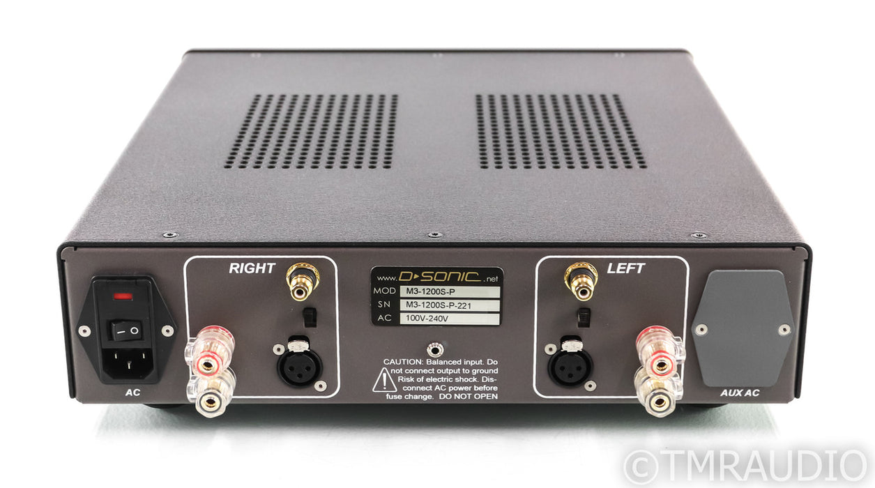 D-Sonic M3-1200S Stereo Power Amplifier; M3 1200S