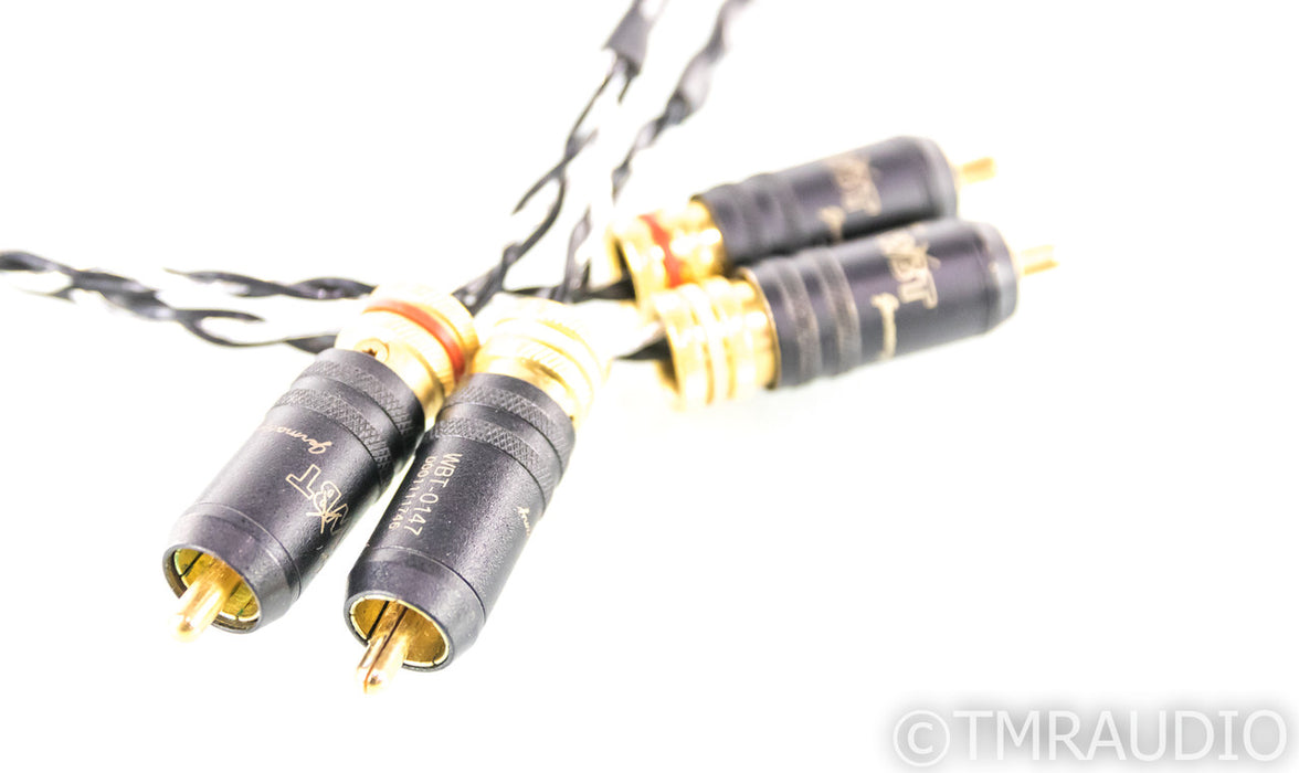 Kimber Kable Silver Streak SE RCA Cables; .5m Pair Interconnects