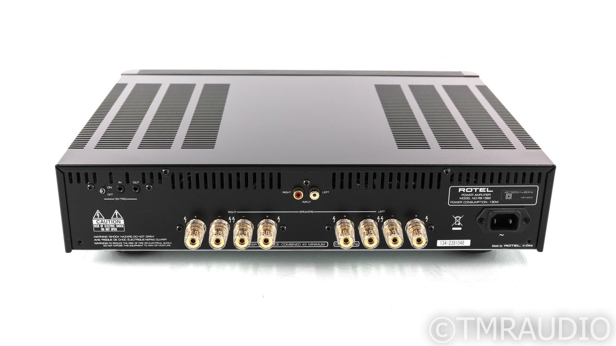 Rotel RB-1562 Stereo Power Amplifier; Black; RB1562