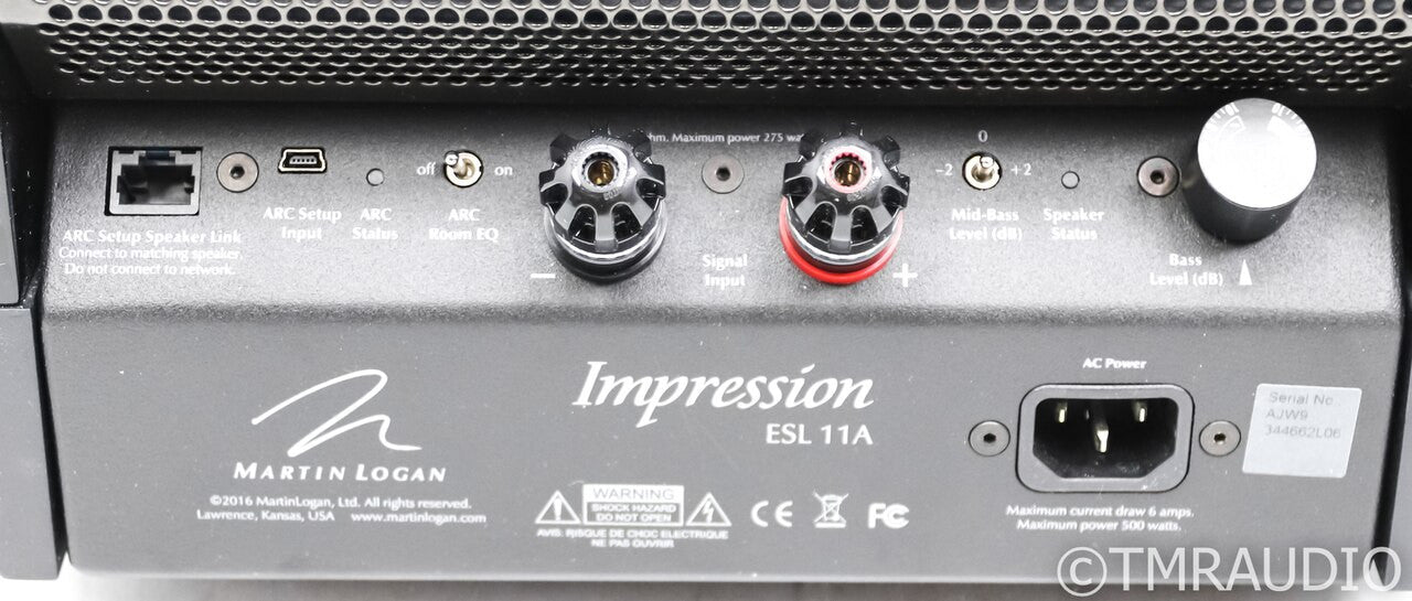 Martin Logan Impression ESL 11A Electrostatic Hybrid Speakers