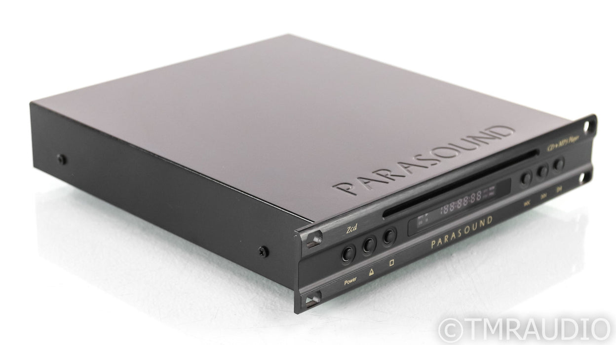 Parasound Zcd CD / MP3 Player; Black; Remote