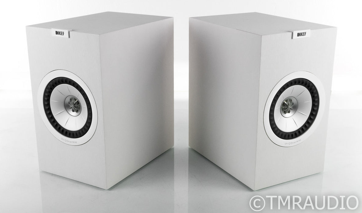 KEF Q350 Bookshelf Speakers; White Pair
