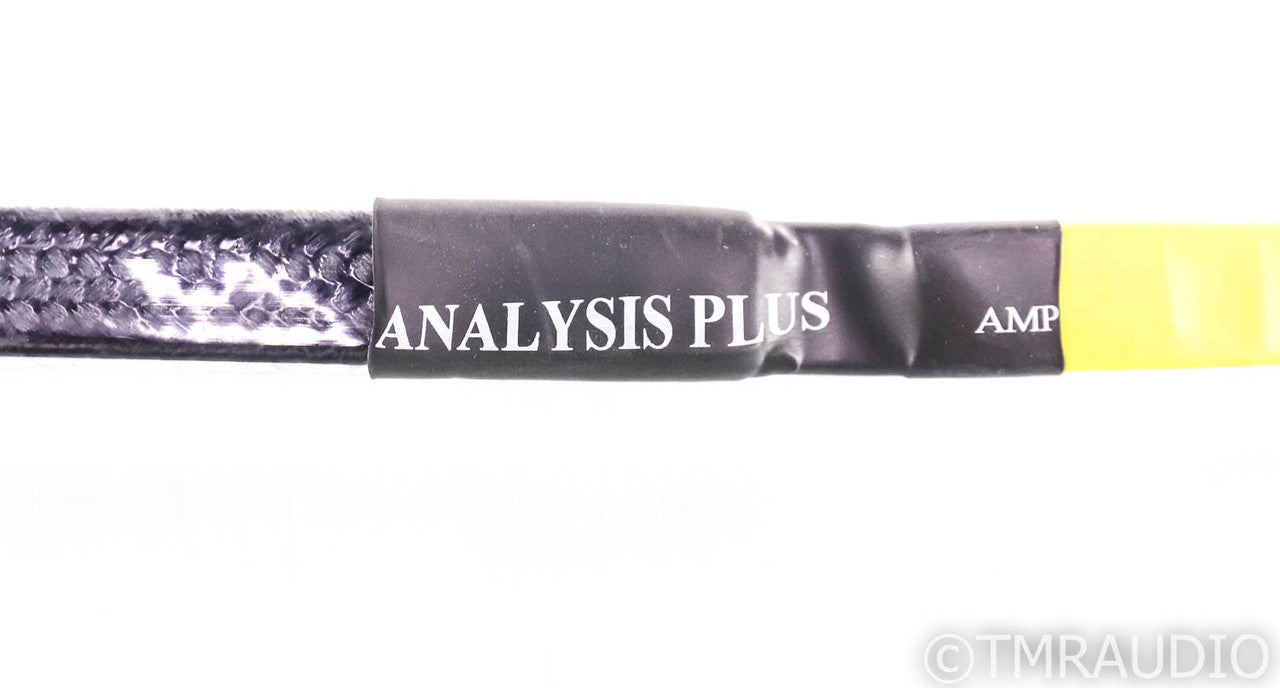 Analysis Plus Black Mesh Oval 9 Speaker Cables; 6ft Pair