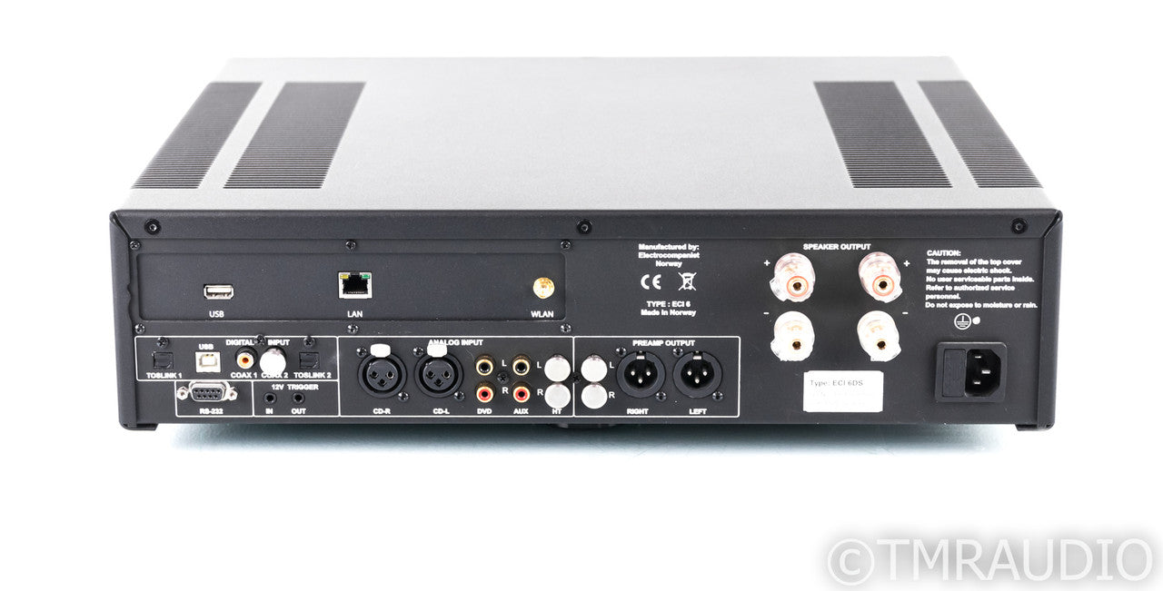 Electrocompaniet ECI 6DS Stereo Integrated Amplifier; ECI6DS; Wi-Fi; Remote