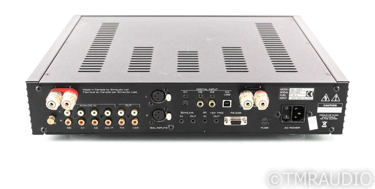Simaudio Moon 340i D2PX Stereo Integrated Amplifier; D/A Converter; MM Phono