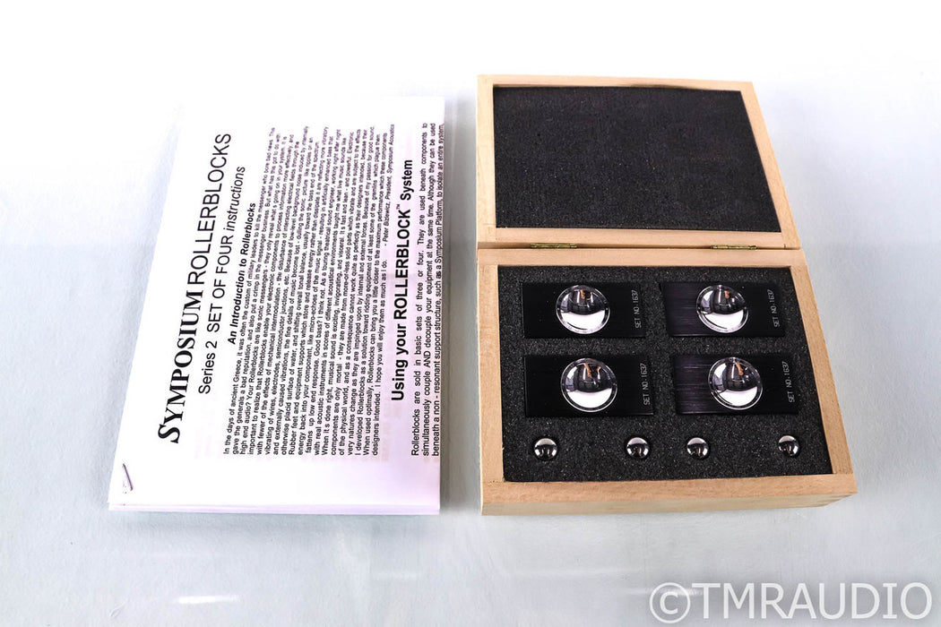 Symposium Acoustics Rollerblocks Series 2 Isolation System; Set of 4