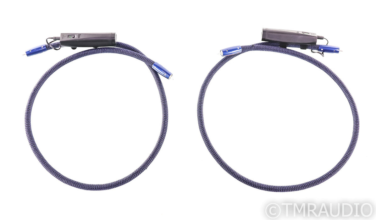 Audioquest Water RCA Cables; 1m Pair Interconnects; 72v DBS (Open Box; Warranty)