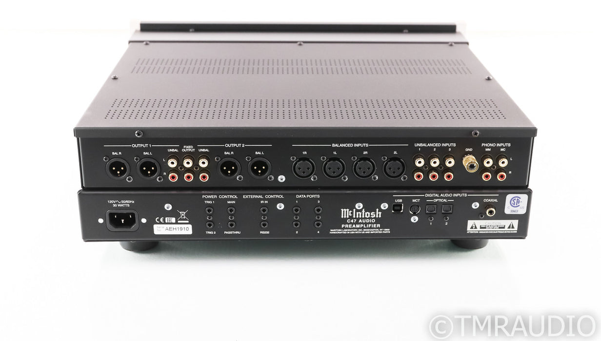 McIntosh C47 Stereo Preamplifier; C-47; MM / MC Phono; Remote