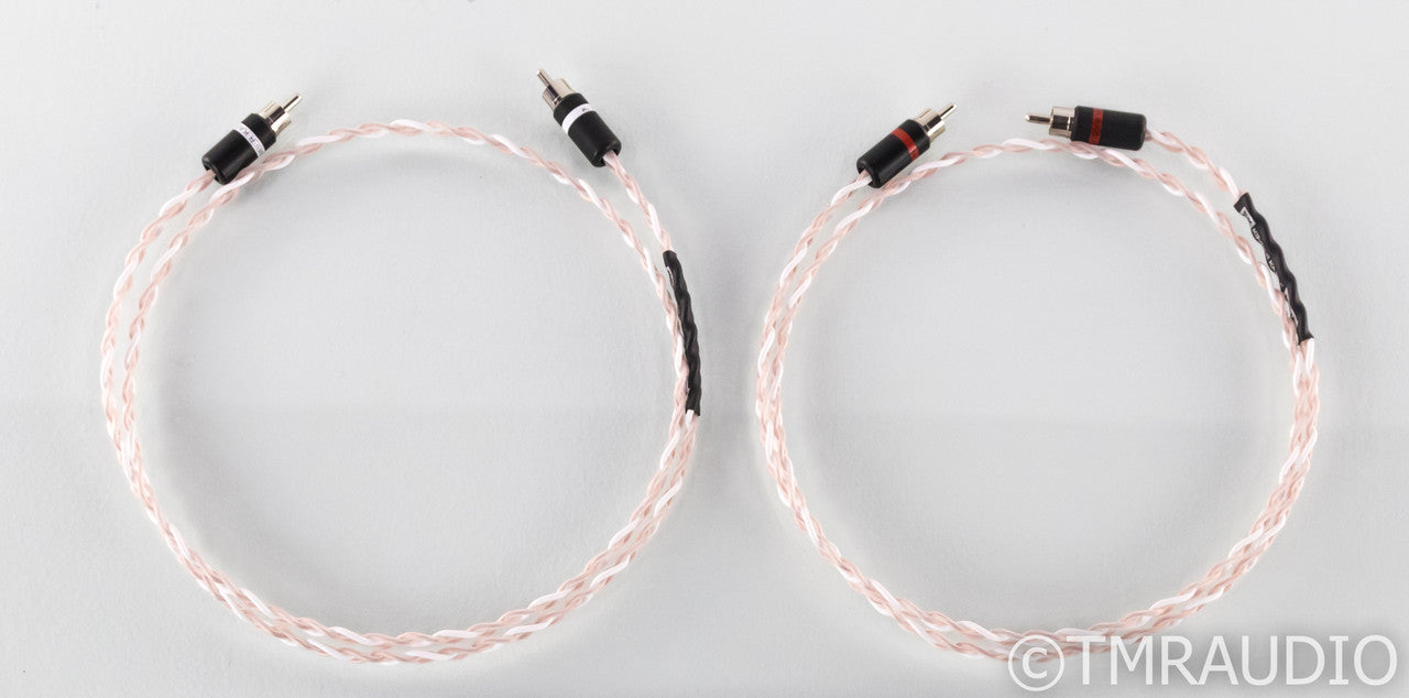 Kimber Kable Tonik RCA Cables; 1m Pair Interconnects; Ultratike Terminations