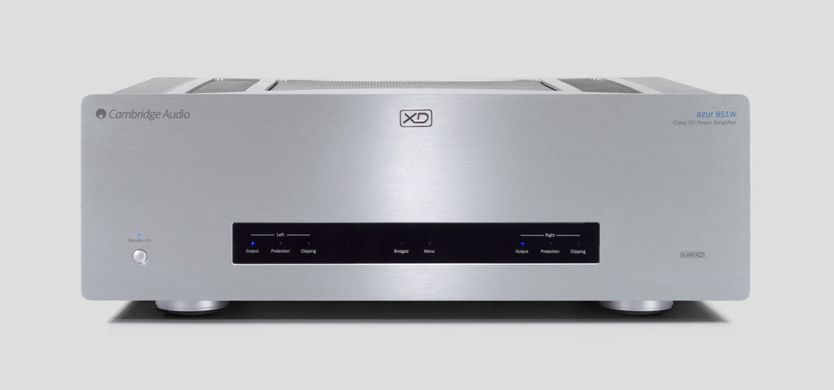 Cambridge Audio Azur 851W Stereo Power Amplifier; Class XD; Silver