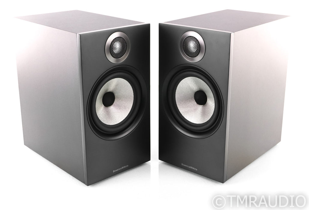 B&W 606 Bookshelf Speakers; Black Pair