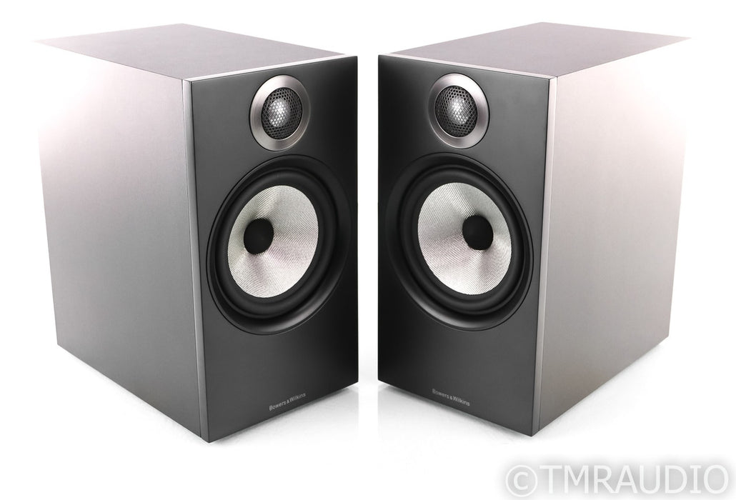 B&W 606 Bookshelf Speakers; Black Pair