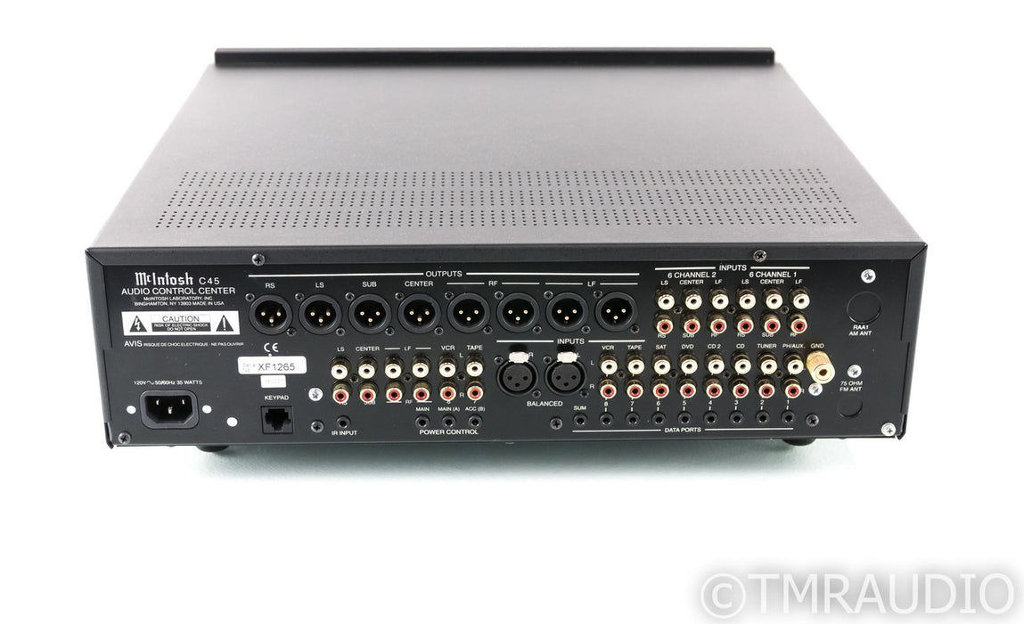 McIntosh C45 5.1 Channel Home Theater Processor; Preamplifier; MM Phono; Remote