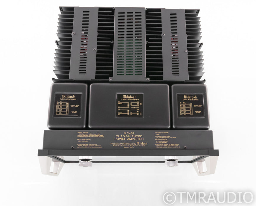 McIntosh MC452 Stereo Power Ampifier; MC-452