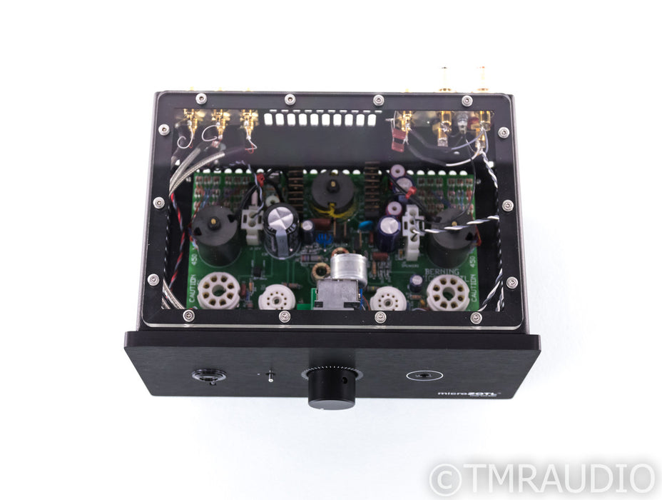 Linear Tube Audio MicroZOTL MZ2-S Tube Headphone Amplifier; Integrated; Upgrades
