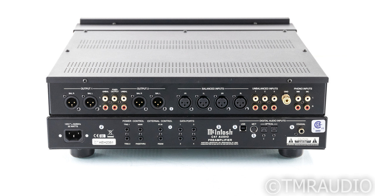 McIntosh C47 Stereo Preamplifier; C-47; Remote; MM / MC Phono