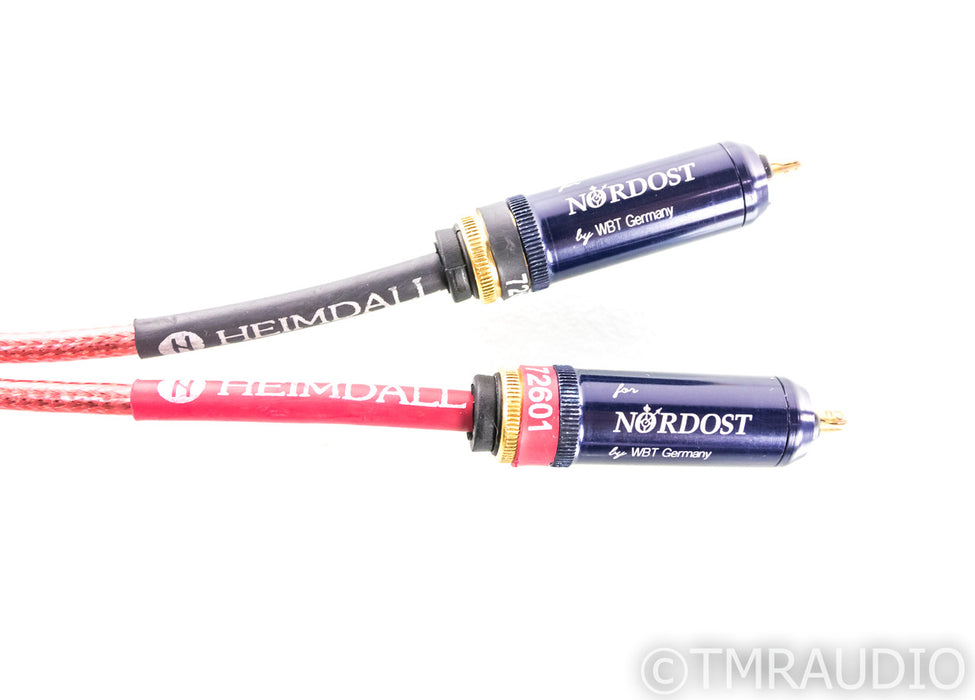 Nordost Heimdall RCA Cables; 2m Pair; Norse; WBT-0110 Cu Terminations