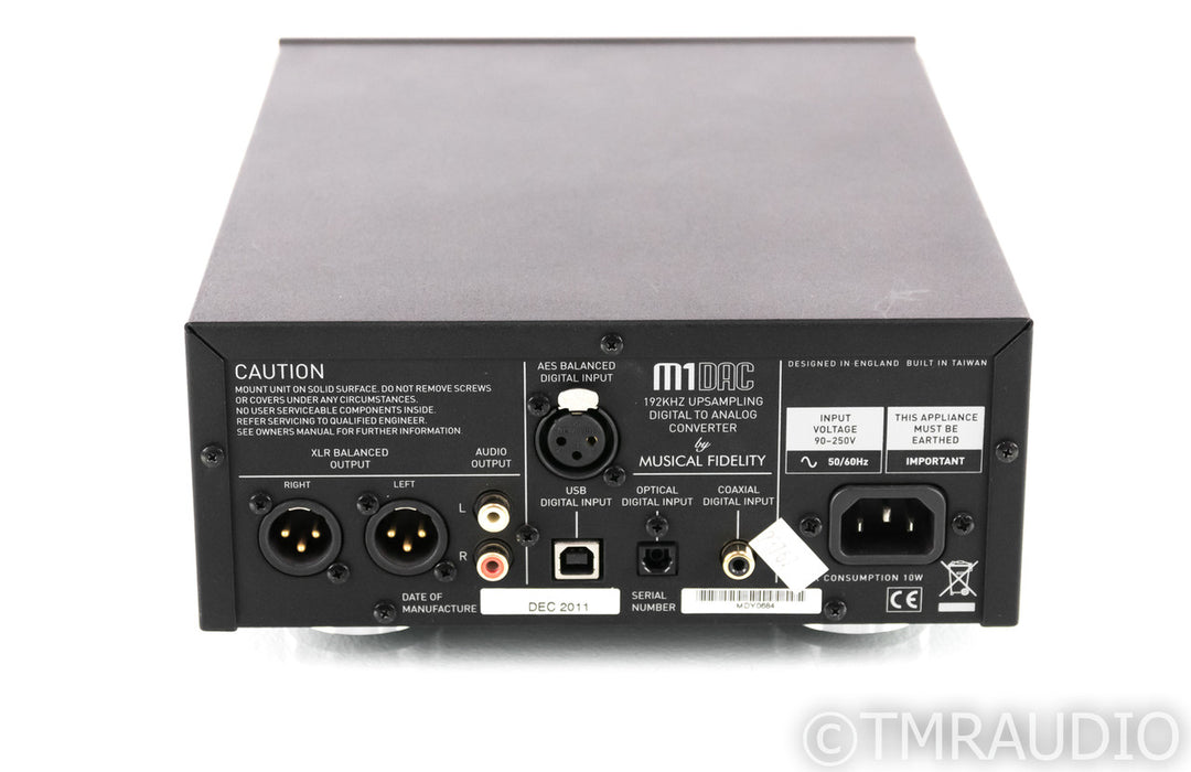 Musical Fidelity M1DAC Upsampling DAC; D/A Converter; M-1