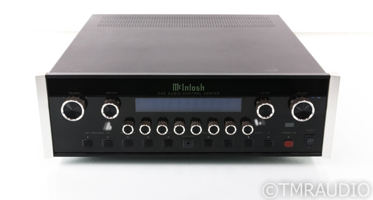 McIntosh C46 Stereo Preamplifier; C-46; Remote; MM Phono