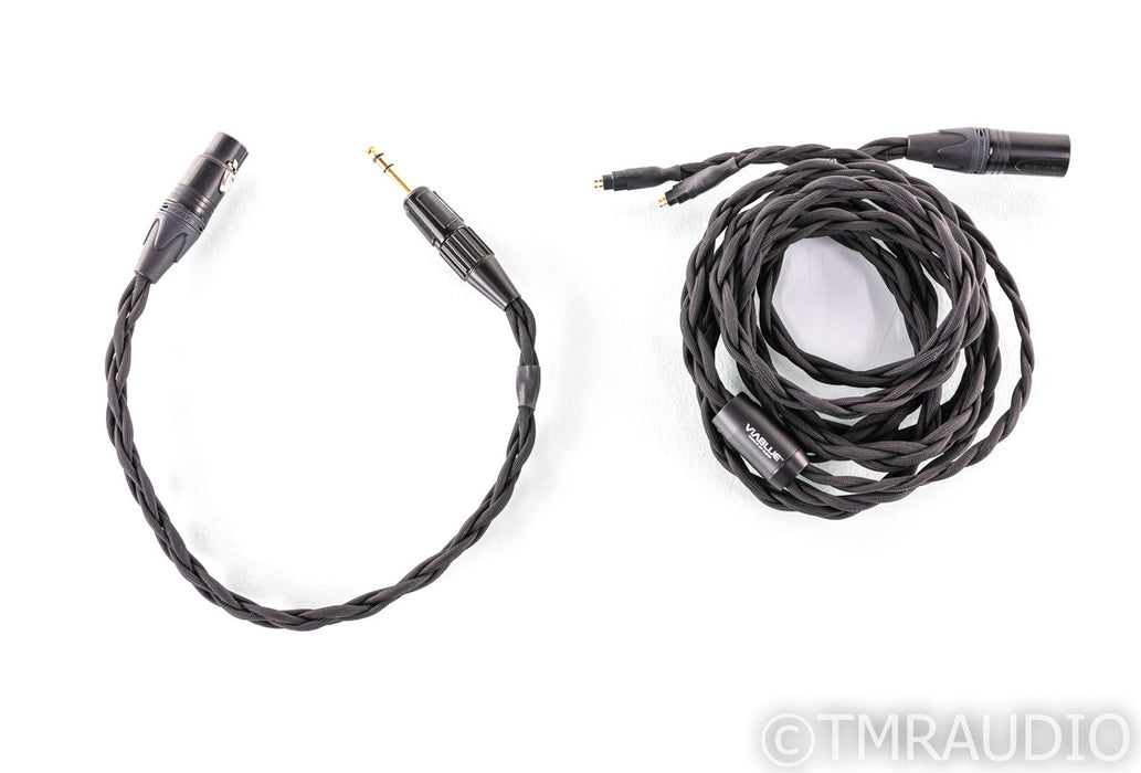 Forza Audio Noir Balanced Headphone Cable For Sennheiser; 8ft; 4-pin XLR Adaptor