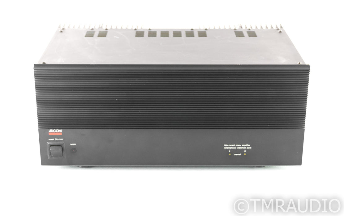 Adcom GFA-555 Stereo Power Amplifier; GFA555; AS-IS (Bad Channel)