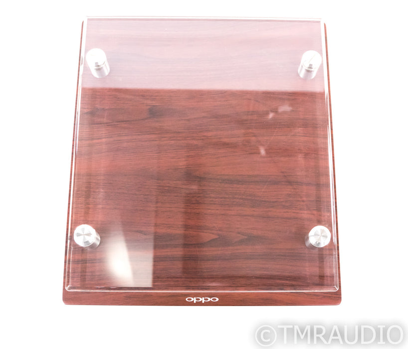 Oppo Headphone Amplifier Stand; Wood / Acrylic