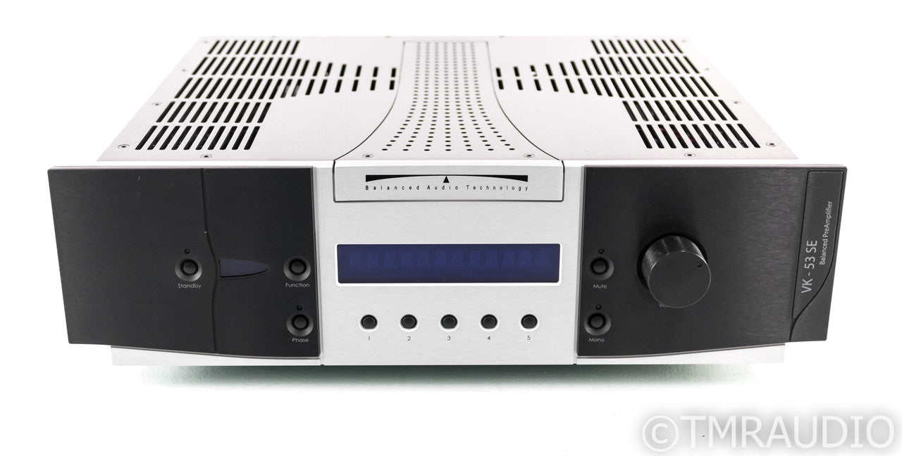 BAT VK-53SE Stereo Tube Preamplifier; Balanced Audio Technology; VK53SE
