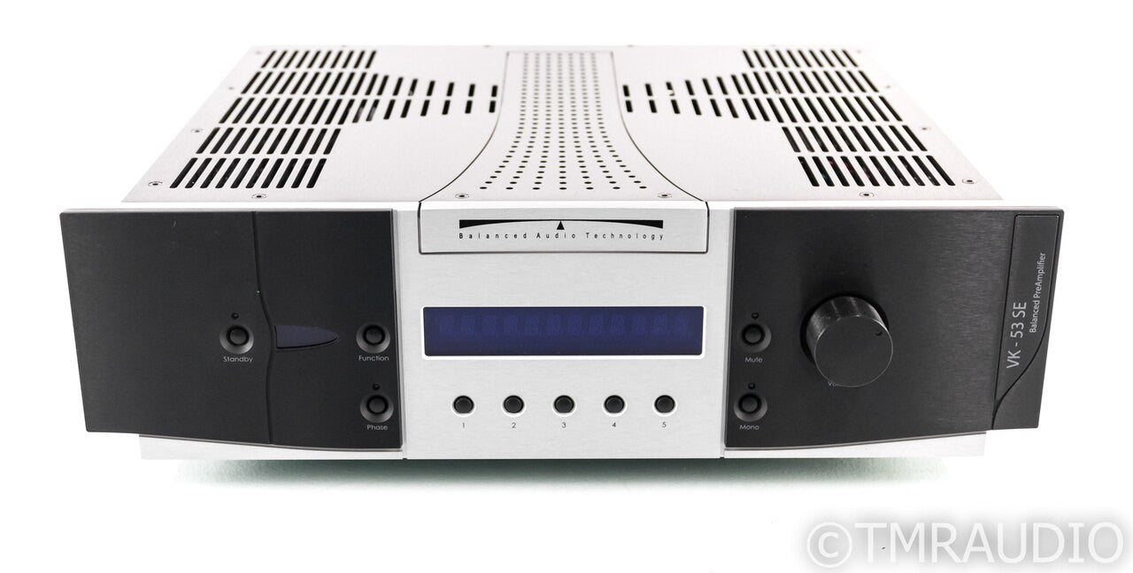 BAT VK-53SE Stereo Tube Preamplifier; Balanced Audio Technology; VK53SE