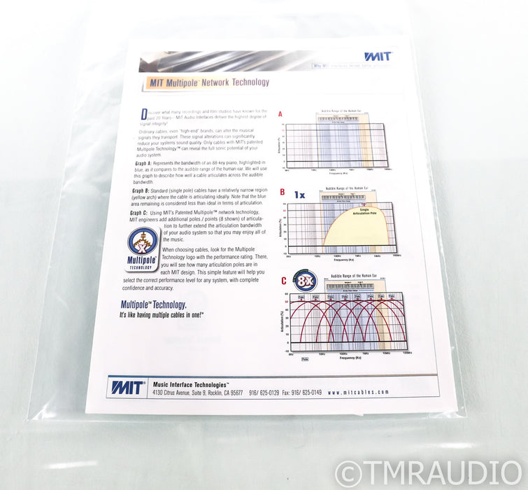 MIT MI-350 Spectral RCA Cables; 1m Pair Interconnects