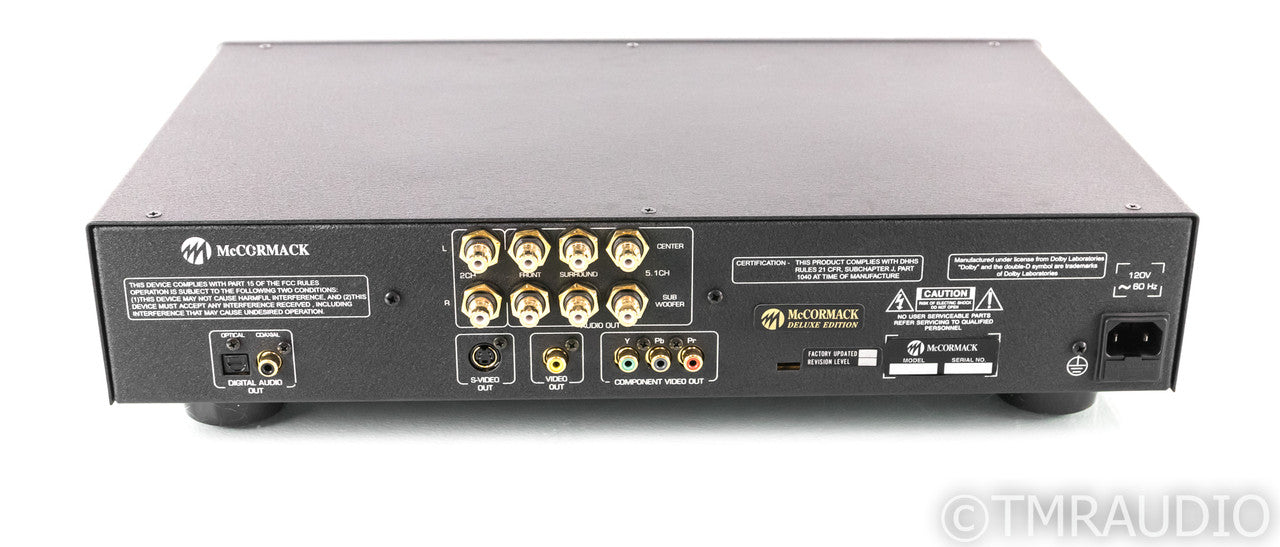 McCormack UDP-1 Deluxe Universal DVD Player; UDP1; Upgraded; Remote