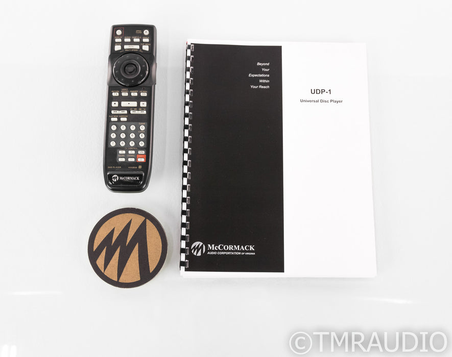 McCormack UDP-1 Deluxe Universal DVD Player; UDP1; Upgraded; Remote