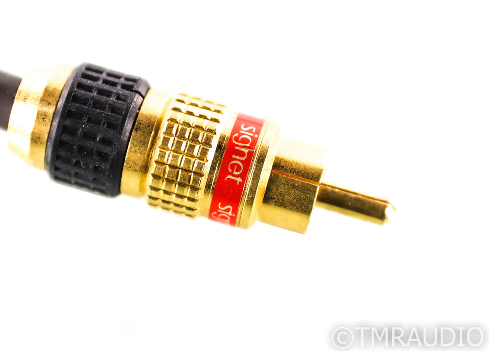 Signet Maximum Transfer RCA Cables; .5m Pair Interconnects