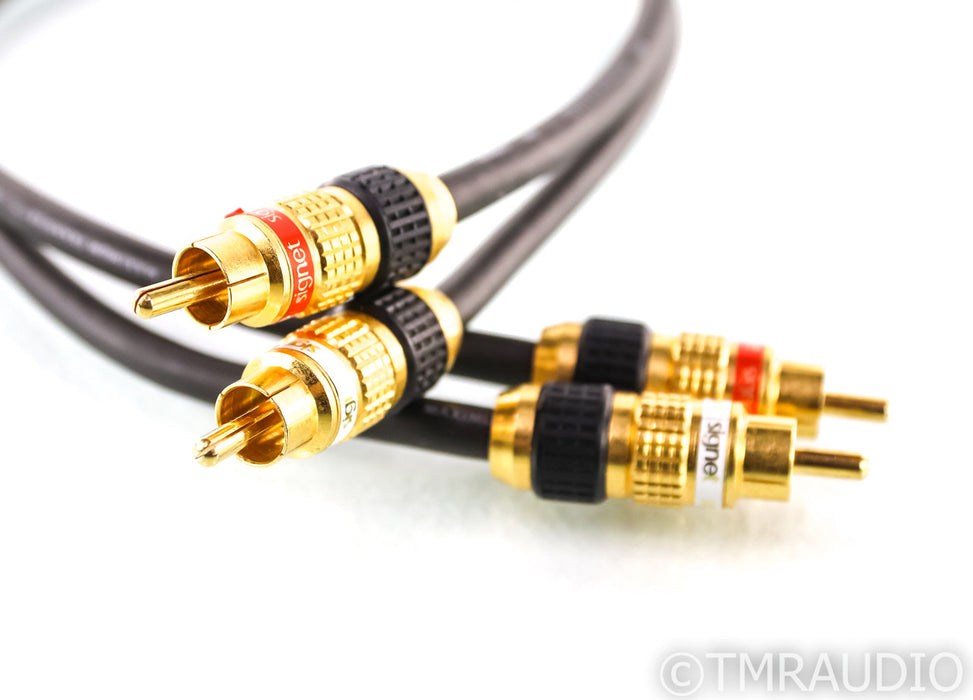 Signet Maximum Transfer RCA Cables; .5m Pair Interconnects