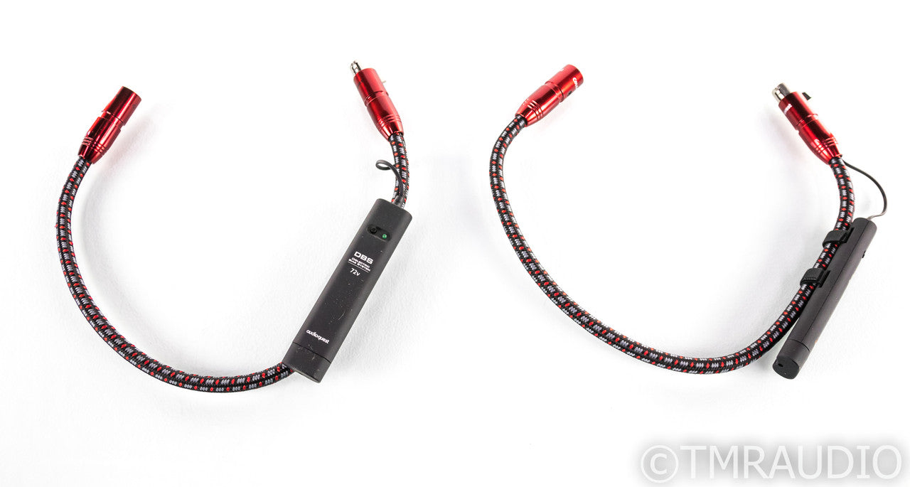 AudioQuest Colorado XLR Cables; 0.5m Pair Balanced Interconnects; 72v DBS