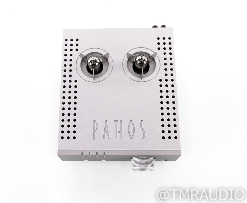 Pathos Aurium Tube Headphone Amplifier; Silver